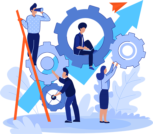 Team aligning strategy, technology, and business growth